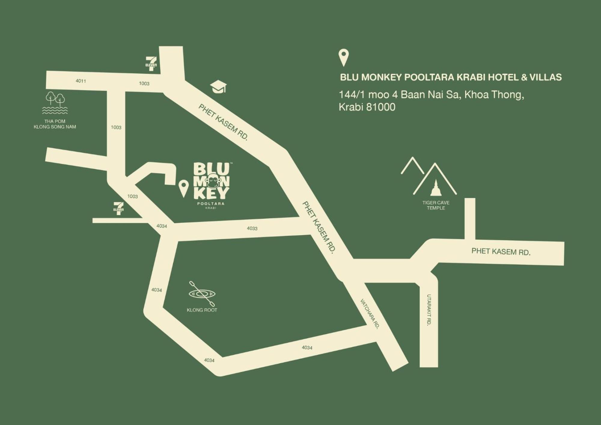 Blu Monkey Pooltara Krabi Hotel & Villas Pet Friendly المظهر الخارجي الصورة